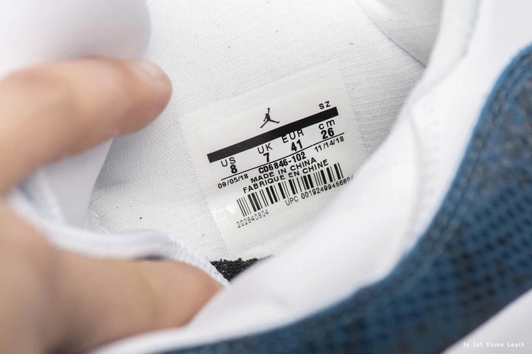 Blue Air Low Snakeskin 11 Jordan CD6846-102 0107